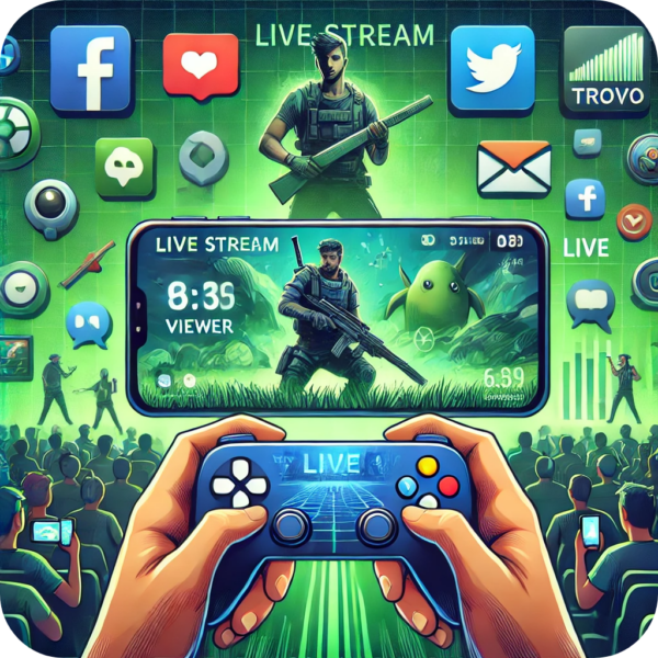 Trovo Livestream Zuschauer 24 Stunden
